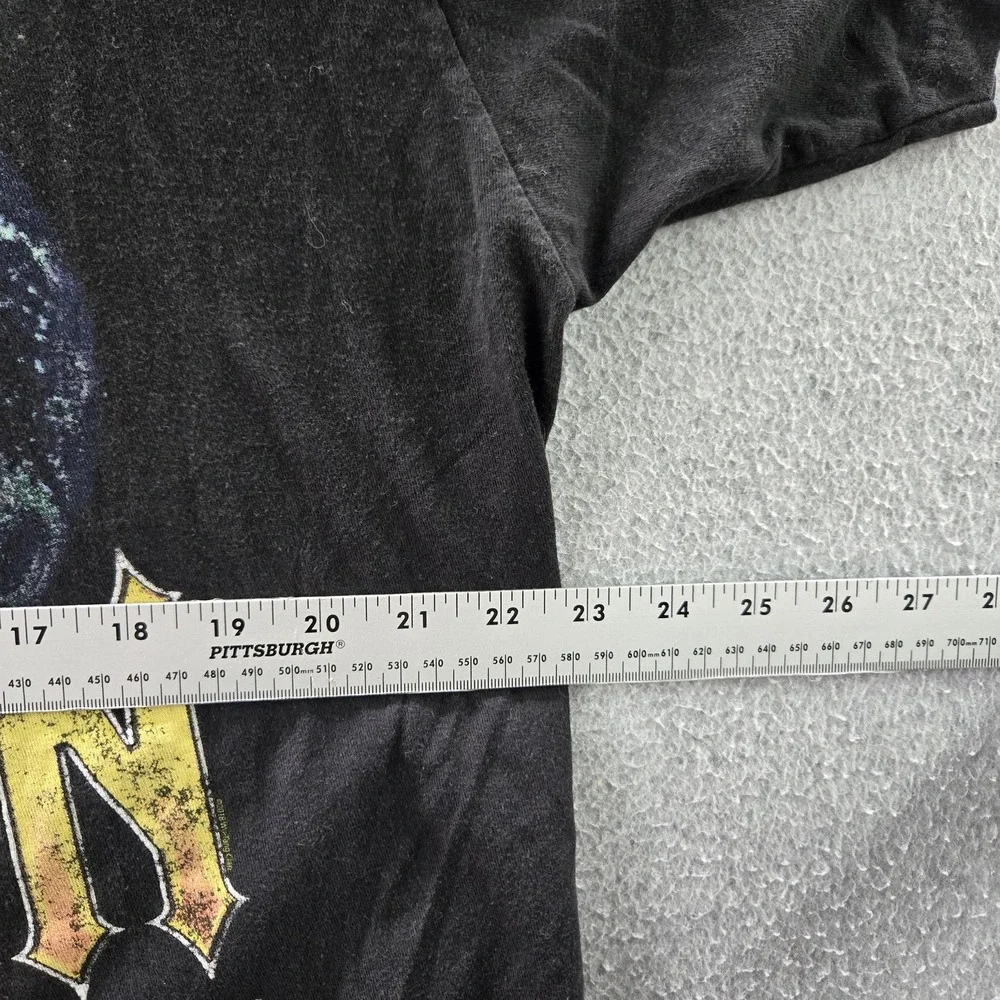 Wu-Tang Men Shirt XL Black Graphic Print Hip Hop Band‎ Tee Logo Short